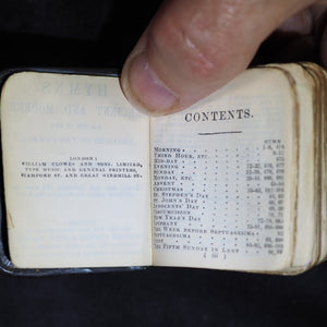 Hymns, Ancient & Modern for use in the Services of the Church. Complete edition. Clowes & Sons Limited, William. Stamford St. and Great Windmill St. Publishing Office 23, Cockspur St. London. [1900]. Silver plaque.