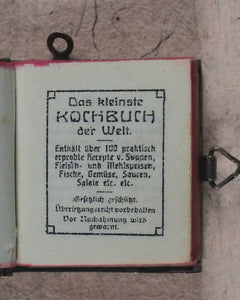 Kleinste Kochbuch der Welt, Das. Vienna. Circa 1900.