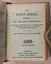 Load image into Gallery viewer, Bible. [Allies Bible]. Bryce, David &amp; Son. Glasgow. [1913].

