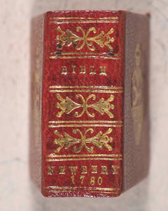 Bible in minuiture [sic] or a concise history of Old & New Testaments. Newbery, E. London. 1780.