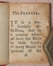 Load image into Gallery viewer, Bible in minuiture [sic] or a concise history of Old &amp; New Testaments. Newbery, E. London. 1780.
