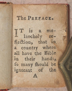 Bible in minuiture [sic] or a concise history of Old & New Testaments. Newbery, E. London. 1780.