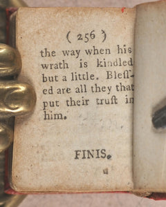 Bible in minuiture [sic] or a concise history of Old & New Testaments. Newbery, E. London. 1780.