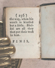 Load image into Gallery viewer, Bible in Miniature or a Concise History of the Old &amp; New Testaments. Harris, W. London. 1775.
