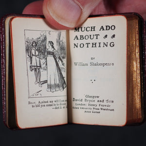 Shakespeare, William. Ellen Terry: A Midsummer Night's Dream, Much Ado About Nothing, Merchant Of Venice, Twelfth Night, The Merry Wives of Windsor. Bryce, David & Son Glasgow. 1905 Five matching volumes.