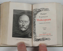 Load image into Gallery viewer, Shakespeare, William. Pocket Portrait Shakespeare. Complete with glossary. Bryce, David &amp; Sons. Glasgow. Circa 1899.
