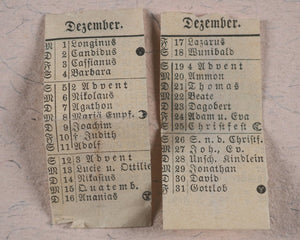 Almanach 1879. Germany. Novel brass folding case.