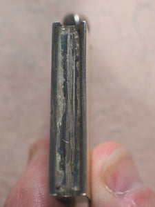 Art Deco 'blook'. Book pattern pencil holder. Circa 1920.