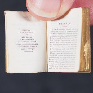 Smallest English Dictionary in the World. Comprising: besides the ordinary & newest words in the language, short explanations of a large number of scientific, philosophical, literary & technical terms. Bryce, David & Son. Glasgow. 1893. SILVER LOCKET