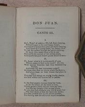 Load image into Gallery viewer, Byron, George Gordon Noël. Don Juan in 16 Cantos. Cornish &amp; Co. 126 Newgate St.London. Circa 1845.
