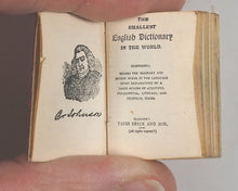 Load image into Gallery viewer, Bryce, David &amp; Son. Glasgow. Advertising. Smallest English Dictionary in the World. Dixon's Crucibles promotional edition. Glasgow. Circa 1900.
