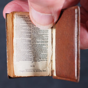 Holy Bible containing Old and New testaments Bryce, David & Son. Glasgow. 1901. Burns Bible with original mauchline Fraser tartanware box