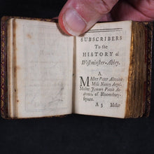 Load image into Gallery viewer, Boreman, Thomas. Westminster Abbey. Volume 2 [of 3]. Boreman, Tho[mas], the Bookseller near the two giants in Guildhall. London. 1742.
