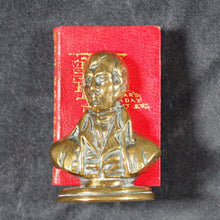 Load image into Gallery viewer, Burns, Robert. Cottar&#39;s Saturday Night and other poems. Bryce, David &amp; Son. Glasgow. 1907. Complete with original brass book holder bust of Burns.
