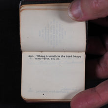 Load image into Gallery viewer, Thumb Birthday Text Book of short verses from the bible. Bryce, David &amp; Son Glasgow. 1894.
