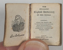 Load image into Gallery viewer, Bryce, David &amp; Son. Glasgow. Advertising. Smallest English Dictionary in the World. Pearsons promotional. Circa 1896.
