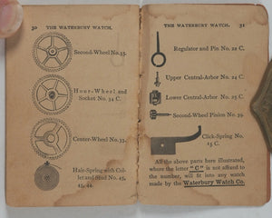 Waterbury Watch. Waterbury Watch Co. Waterbury, Conneticut. 1884. [Trade catalogue for pocket watches].