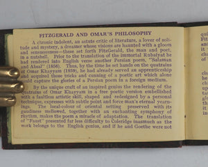 Rubaiyat of Omar Khayyam. Edward Fitzgerald [translator]. B.K. Khanna & Bros. 158 Harrison Road, Calcutta. Circa 1948.