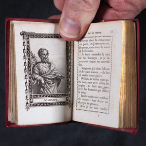 Petites heures à Jesus Christ. Dédiées aux jeunes fidelea. Janet, Francois. Libraire. Rue de la Harpe, 50. Paris. Circa 1818.