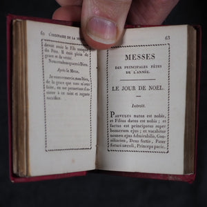 Petites heures à Jesus Christ. Dédiées aux jeunes fidelea. Janet, Francois. Libraire. Rue de la Harpe, 50. Paris. Circa 1818.