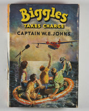 Load image into Gallery viewer, Biggles Takes Charge. Captain W.E. Johns. Illustrated by Leslie Stead. Brockhampton Press. Leicester. Second impression. 1961.
