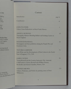Book Trade Connections from the Seventeenth to the Twentieth Centuries. Catherine Armstrong. British Library/Oak Knoll, 2008. ISBN 9780712350648 / 0712350640