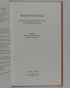 Books for Sale (Publishing Pathways). The British Library Publishing Division, Oak Knoll Books, 2009. ISBN 9780712350853 / 0712350853