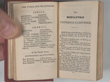 Load image into Gallery viewer, Maunder, Samuel. Little gazetteer or Geographical dictionary in miniature.Topographical features, commerce, manufactures, productions &amp; statistics, of the world: population table of England and Wales. Noble, T. 79 Fleet Street. London. 1846.
