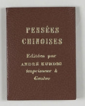 Load image into Gallery viewer, Pensées Chinoises. Kundig, Andrée. Genève. 1954.
