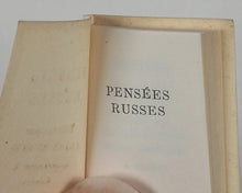 Load image into Gallery viewer, Pensées Russes. Kundig, Andrée. Genève. 1960.
