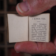 Load image into Gallery viewer, Solomon&#39;s Prayer at the Dedication of the Temple. &gt;&gt;VERY RARE PROVINCIAL MINIATURE JUVENILE BOOK&lt;&lt; Publication Date: 1839 CONDITION: VERY GOOD
