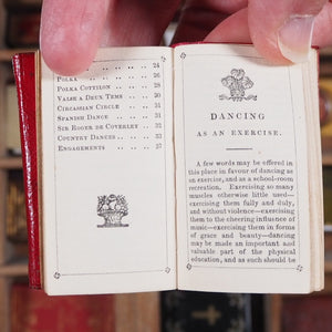 Pearl pocket Book and Fashionable Remembrancer for 1864 [with] Miniature Ball-Room Guide. >>RARE MINIATURE ALMANAC "FOR THE LADIES"<< Publication Date: 1863 CONDITION: NEAR FINE