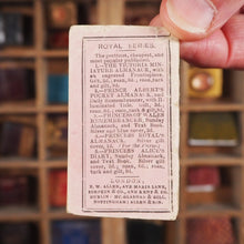 Load image into Gallery viewer, Princess Royal&#39;s Almanack for Leap Year 1876. &gt;&gt;CHARMING ROYAL ALMANACK&lt;&lt; Publication Date: 1875 CONDITION: VERY GOOD
