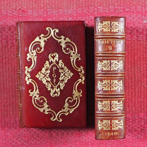 Poetical works of John Milton >>MINIATURE SIGNED BINDING<< Milton, John. Publication Date: 1840 CONDITION: VERY GOOD