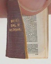Load image into Gallery viewer, Smallest English Dictionary in the World. Bryce, David &amp; Son. Glasgow. Circa 1900.

