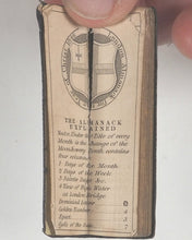Load image into Gallery viewer, London Almanac for the year of Christ 1846. Company of Stationers. London. [1845]. >>CURIOUS FINGER FORMAT MINIATURE LONDON ALMANAC<<
