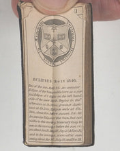 Load image into Gallery viewer, London Almanac for the year of Christ 1846. Company of Stationers. London. [1845]. >>CURIOUS FINGER FORMAT MINIATURE LONDON ALMANAC<<
