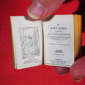 Holy Bible Containing The Old And New Testaments: Translated Out Of The Original Tongues. >>MINIATURE BRYCE BIBLE<< Publication Date: 1901 CONDITION: VERY GOOD