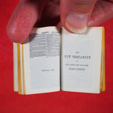 Load image into Gallery viewer, Holy Bible Containing The Old And New Testaments: Translated Out Of The Original Tongues. &gt;&gt;MINIATURE BRYCE BIBLE&lt;&lt; Publication Date: 1901 CONDITION: VERY GOOD
