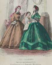 Load image into Gallery viewer, Englishwoman&#39;s domestic magazine : an illustrated journal, combining practical information, instruction, and amusement. New Series (Volumes 1 &amp; 2). London : S.O. Beeton.
