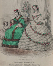 Load image into Gallery viewer, Englishwoman&#39;s domestic magazine : an illustrated journal, combining practical information, instruction, and amusement. New Series (Volumes 1 &amp; 2). London : S.O. Beeton.
