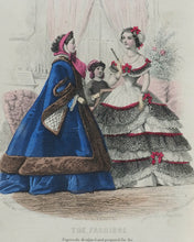 Load image into Gallery viewer, Englishwoman&#39;s domestic magazine : an illustrated journal, combining practical information, instruction, and amusement. New Series (Volumes 1 &amp; 2). London : S.O. Beeton.
