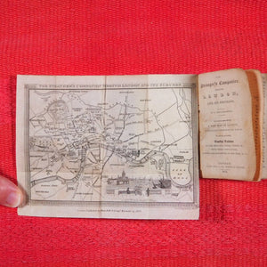 Stranger's Companion through London embellished with a new map beautifully engraved by Dowar. >>MINIATURE LONDON GUIDE AND MAP BOOK<< Bellchambers, Edmund. Publication Date: 1835 CONDITION: GOOD