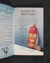 Load image into Gallery viewer, Recipes for Cocktails and other mixed Drinks. Tanqueray, Gordon &amp; Co. Ltd. London. Circa 1950.
