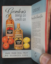 Load image into Gallery viewer, Recipes for Cocktails and other mixed Drinks. Tanqueray, Gordon &amp; Co. Ltd. London. Circa 1950.
