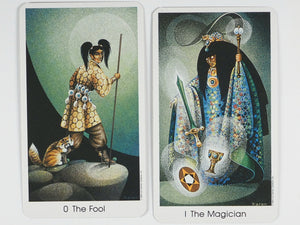 Tarot of the Cat People. Instructions and designs by Karen Kuykendall. U.S. Games Systems Inc. 1985.