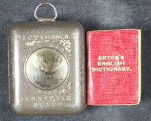 Load image into Gallery viewer, Smallest English Dictionary in the World. MINIATURE BRYCE DICTIONARY IN LOCKET; Publication Date: 1900 CONDITION: VERY GOOD
