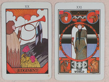 Load image into Gallery viewer, Aquarian Tarot. David Mario Palladini, artist. Morgan Press. 1975.
