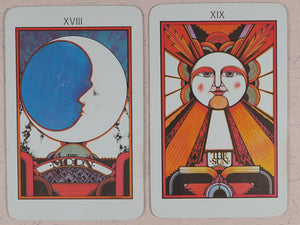 Aquarian Tarot. David Mario Palladini, artist. Morgan Press. 1975.