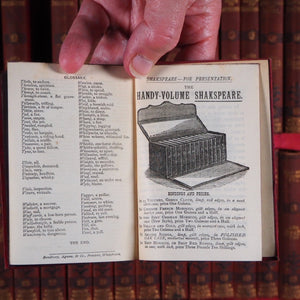 THE HANDY VOLUME SCOTT. Novels Poems.Scott, Sir Walter. Published by London Bradbury Agnew & Co. 1877 HARDCOVER